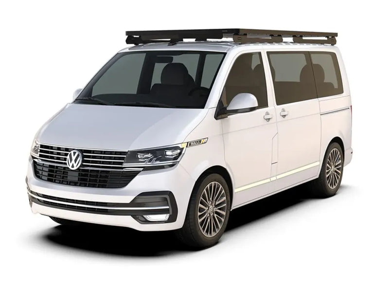 Volkswagen Transporter van with Front Runner Slimline II Roof Rack Kit and roof rack