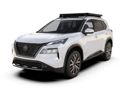 White Nissan SUV with roof rack kit and slimline roof rack for Nissan X-Trail/Rogue