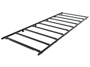 Metal van rack with parallel support slats for Volkswagen Crafter rack kit