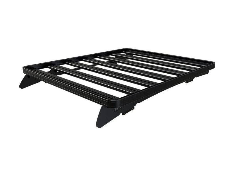 Black metal roof rack kit with parallel bars for Toyota Hilux Revo Slimline II tray