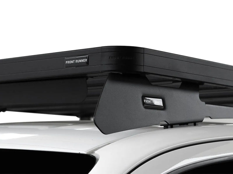 Roof rack kit with roof-mounted cargo box for Toyota Hilux Revo DC Slimline II Tray