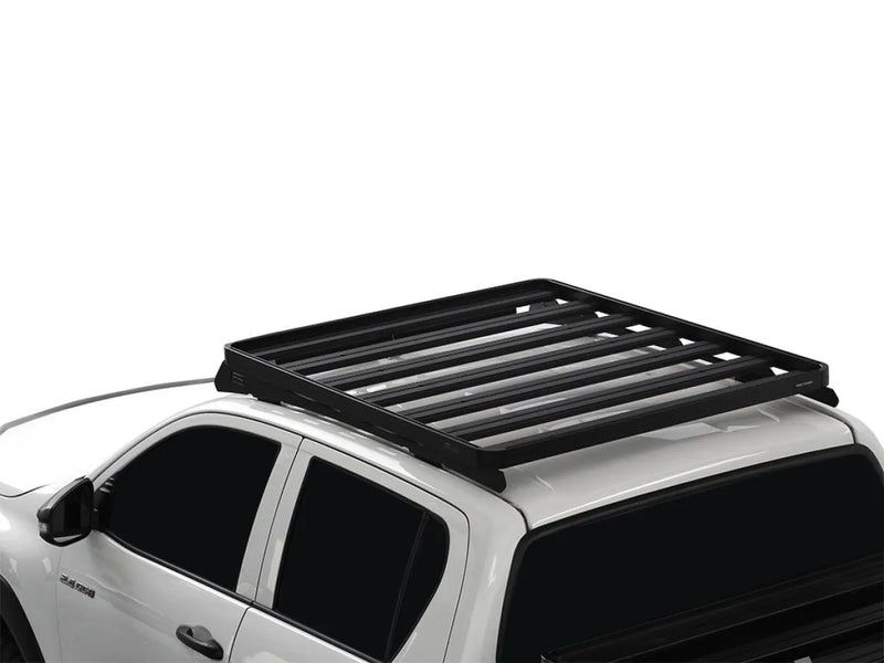 Roof rack installed on a Toyota Hilux Revo pickup truck for versatile cargo carrying