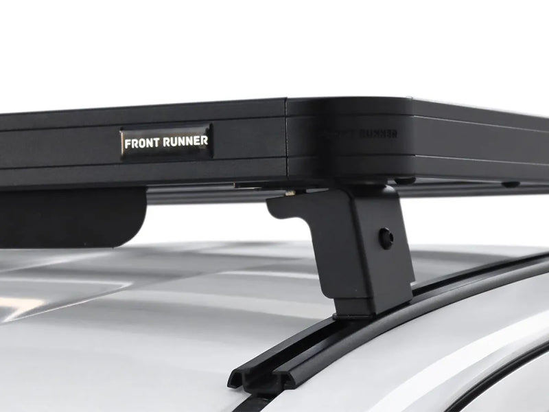 Front Runner Toyota Hilux Revo Extra Cab Slimline II Roof Rack Kit with roof rack on vehicle