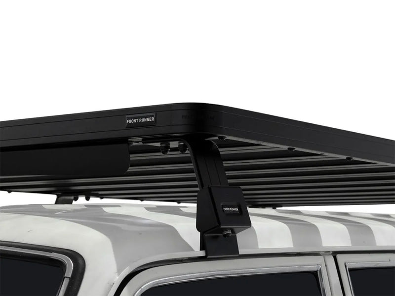 Roof rack mounted on Toyota Land Cruiser 60 for enhanced cargo space in Front Runner roof rack kit