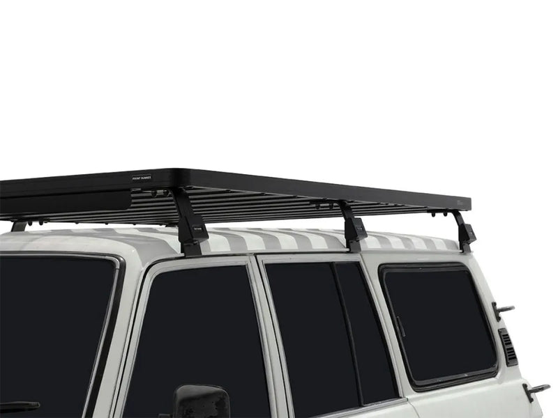 Roof rack mounted on a vehicle showcasing Front Runner Toyota Land Cruiser 60 Slimline II roof rack kit