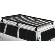 Roof rack kit for Toyota Land Cruiser 60 featuring black metal bars on top