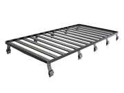 Metal bed frame with slats and wheels for Front Runner Toyota Land Cruiser 78 Roof Rack Kit