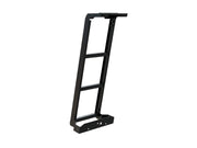 Black metal Troopy ladder-style rack with angled design for Toyota Land Cruiser Landcruiser 78