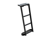 Black metal troopy ladder rack with three rungs for Toyota Land Cruiser Landcruiser 78 Troopy