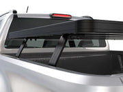 Retractable truck bed cover with support struts for Front Runner Ute Slimline II Rack Kit