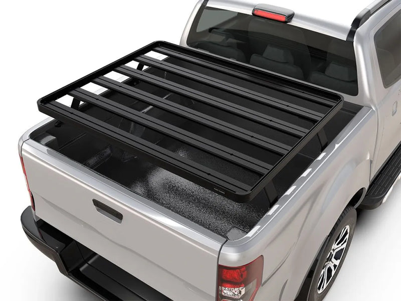 Front Runner Ute Slimline II Tray Load Bed Rack Kit attached to pickup truck rear