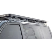 Roof rack mounted on a vehicle showcasing the Front Runner Volkswagen T5/T6 Transporter LWB Slimline II roof rack kit