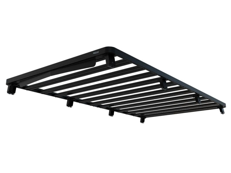 Black metal roof rack kit with parallel bars for Volkswagen T5/T6 Transporter SWB
