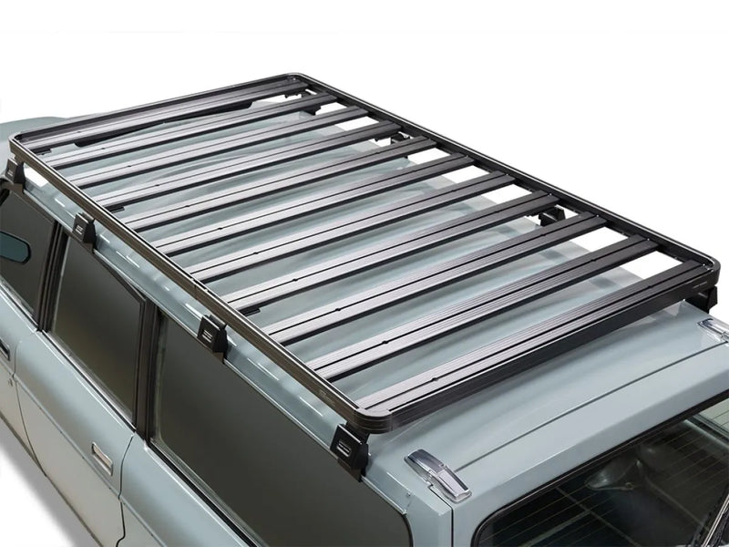 Front Runner Volvo 200 Series slimline ii roof rack kit mounted on vehicle top