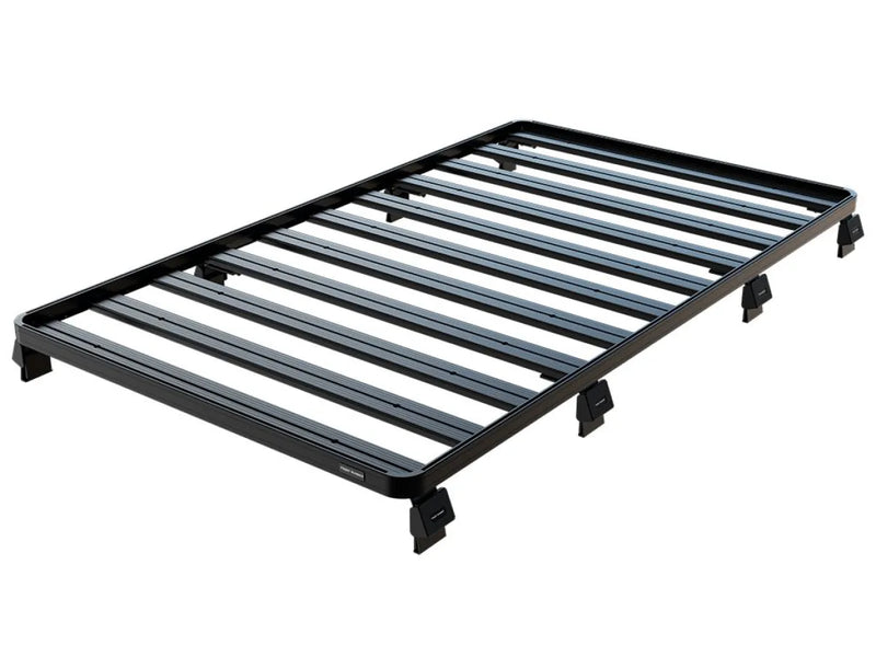 Front Runner Volvo 200 Series Slimline II roof rack kit with parallel metal bars on frame