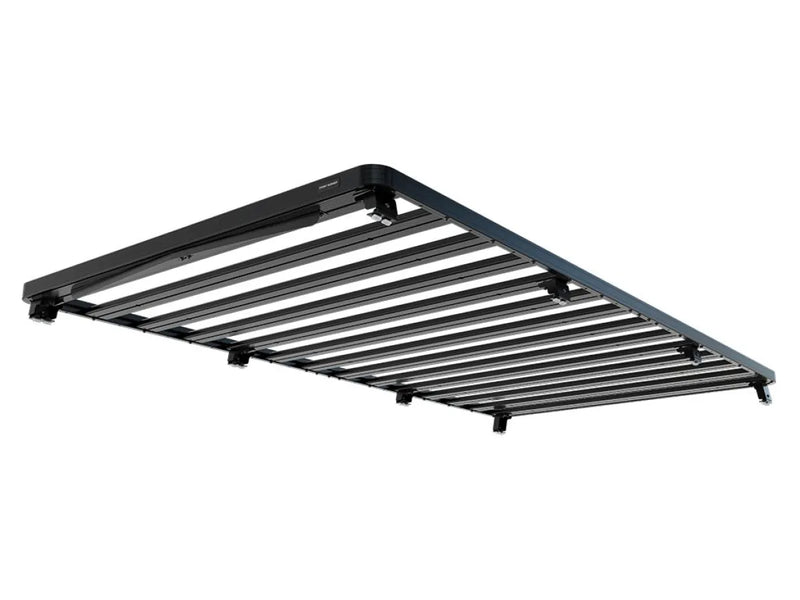 Roof rack with parallel metal bars from Slimline II roof rack kit for VW Crafter and MAN TGE