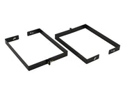 Black metal mounting brackets for 67l water tank drawer system front runner water tank