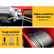 Giantz 1200w Electric Hoist Winch with steel lever arm and tensile cable for heavy lifting