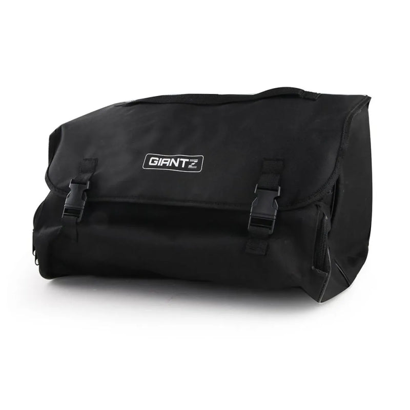 Black handlebar bag with GIANTZ branding on 4x4 air compressor kit featuring 540W 12V power