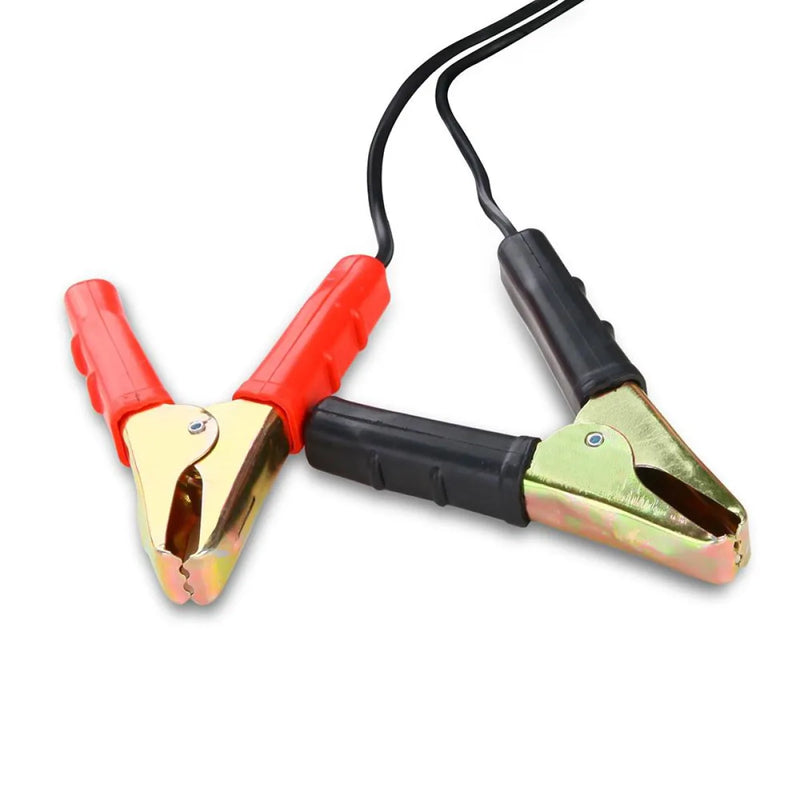 Pair of jumper cables with red and black clamps for Giantz 540W 12V 4x4 air compressor kit