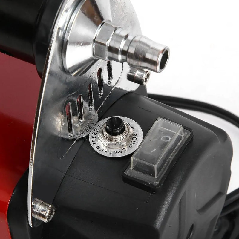 Giantz 12V Portable Air Compressor with espresso machine portafilter control panel and pressure gauge