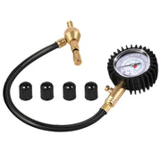 Giantz 2-in-1 Tyre Deflater with Pressure Gauge Valve and rubber hose for easy inflation