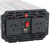 Giantz 2000W Puresine Wave DC-AC Power Inverter with AC outlets USB ports and on/off switch