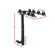 Giantz Bike Carrier 4 Bicycle Car Rear Rack Hitch Mount 2 Towbar Foldable Steel - Early Christmas Sale (Restocked!)