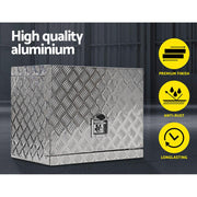 Giantz Aluminium Ute Generator Toolbox | 62cm x 40cm x 50cm - Storage