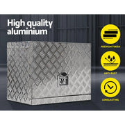 Giantz Aluminium Ute Generator Toolbox | 62cm x 40cm x 50cm - Storage