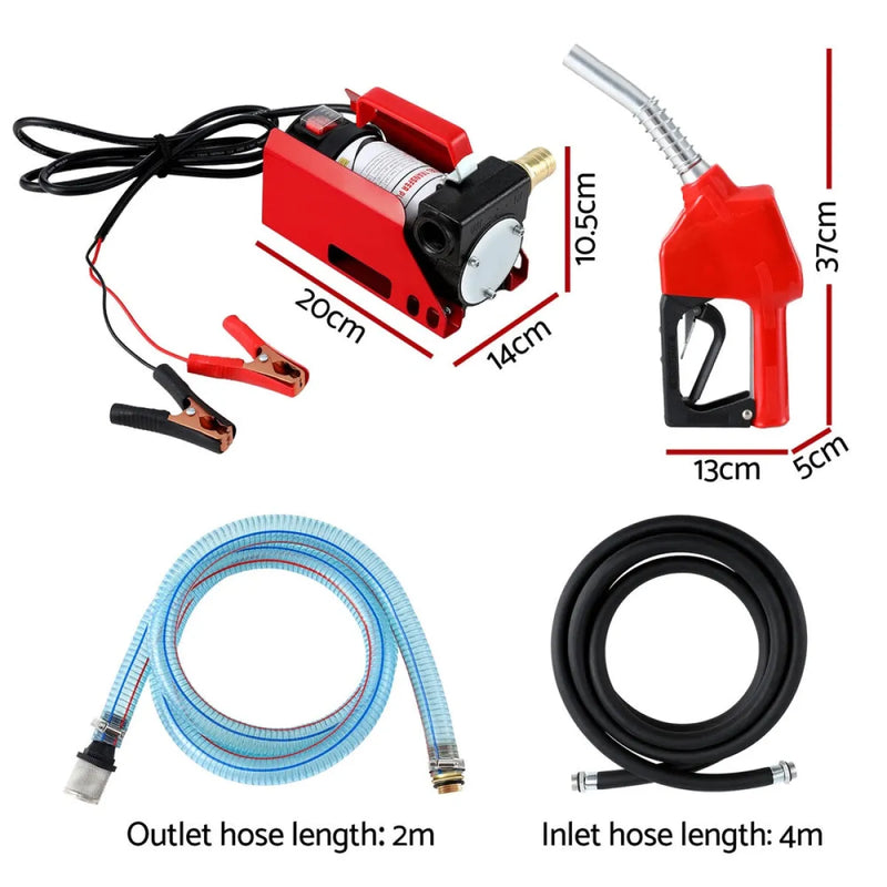 Giantz Electric 12V Diesel / Oil / Water Transfer Pump