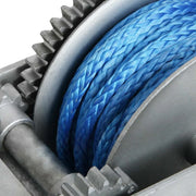 Giantz 3 Speed 4000lb Hand Winch with Synthetic Rope - Hand Winch