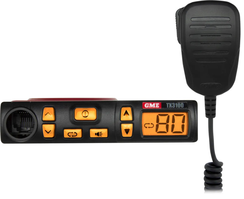 GME 5 Watt Super Compact UHF CB Radio | TX3100DP - Fixed Mount Radios