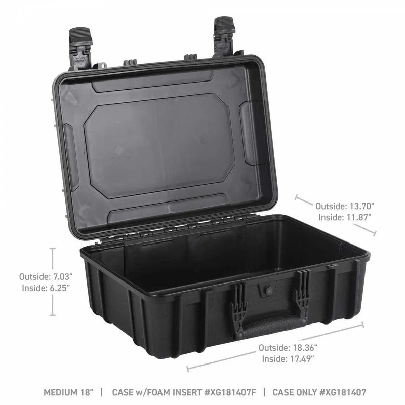 Go Rhino 18" Xventure Hard Shell Gear Case | Rugged Offroad Storage Box | Medium