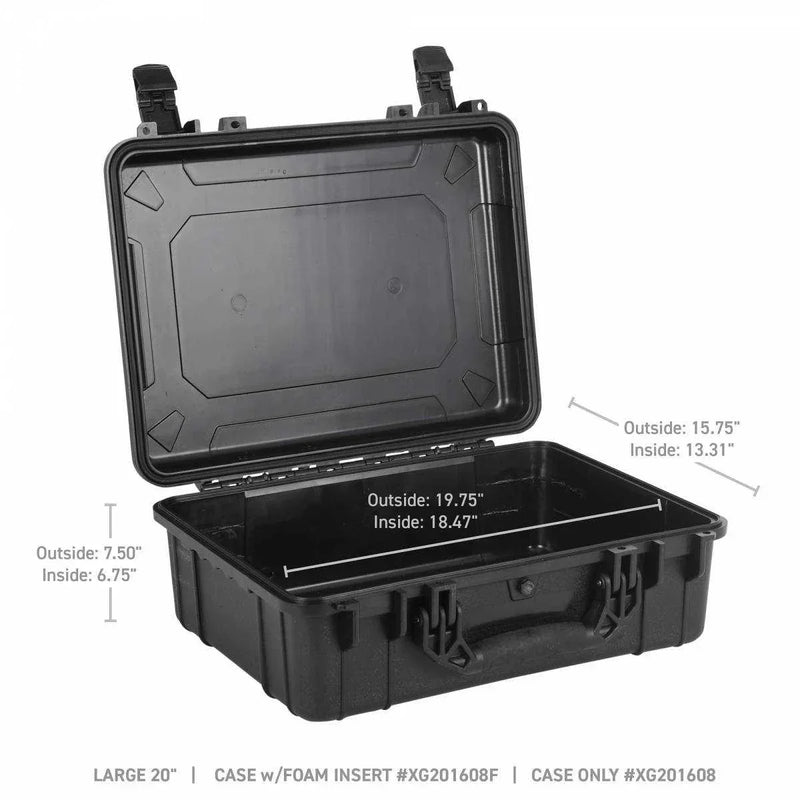 Go Rhino 20" Xventure Hard Shell Gear Case | Rugged Offroad Storage Box | Large