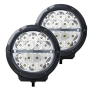 Go Rhino Bright Series 6’’ Round LED Driving Light Kit with Daytime Running Light | Pair