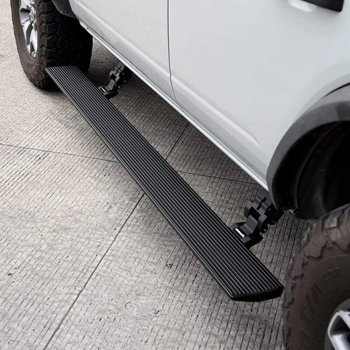 Go Rhino E1 Electric Running Board, Side Steps | RAM 2500HD (2022+) | Protective Bedliner Coating