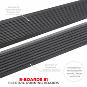 Go Rhino E1 Electric Running Board, Side Steps | RAM 2500HD (2022+) | Protective Bedliner Coating