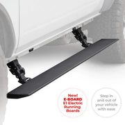 Go Rhino E1 Electric Running Board, Side Steps | RAM 2500HD (2022+) | Protective Bedliner Coating