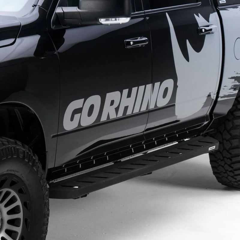 Go Rhino RB10 Running Boards for Silverado and Ford Ranger | Protective Bedliner Coat - Sidesteps