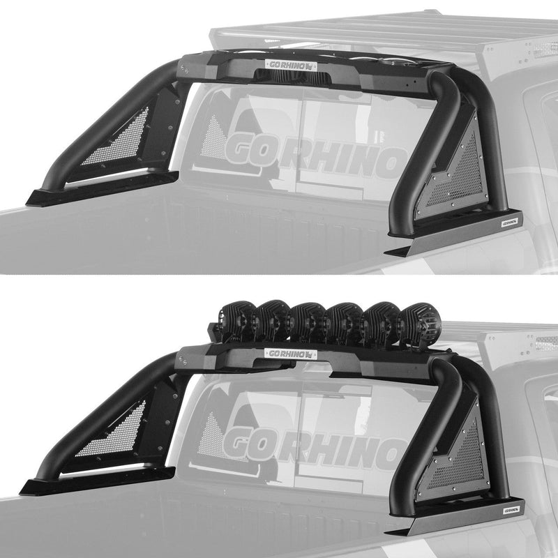 Go Rhino Sport Bar 2.0 with Power Retractable Light Mount for LDV T-60 Max