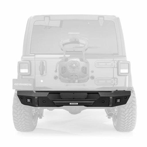 Go Rhino TrailLine Stubby Rear Bumper Replacement for Jeep Wrangler JL - Bumper