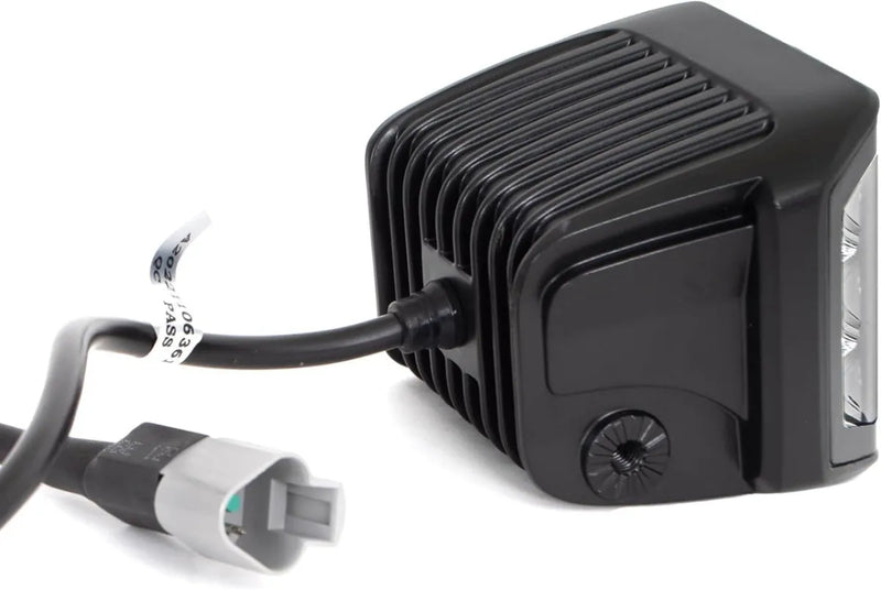 Go Rhino Xplor Blackout Combo 4x3 Cube Sideline Flood Lights with Amber Accent | Pair