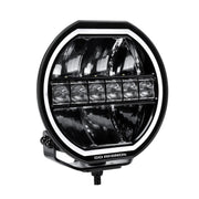 Go Rhino Xplor Blackout Series Maxline Hi/Low LED Round Light | 7’’ or 9’’