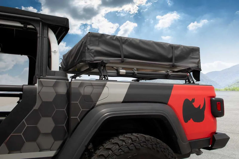 Go Rhino XRS Cross Bars Bed Rail Kit for Trucks with Tonneau Cover T-Tracks