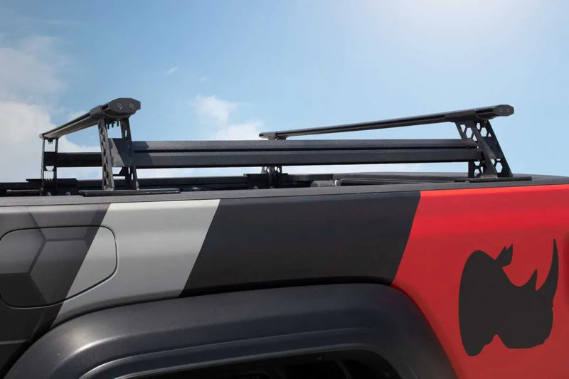 Go Rhino XRS Cross Bars Bed Rail Kit for Trucks with Tonneau Cover T-Tracks