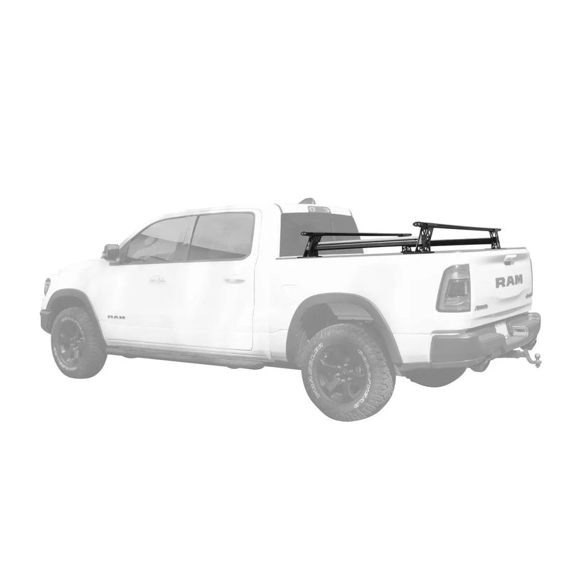 Go Rhino XRS Cross Bars Bed Rail Kit for Trucks with Tonneau Cover T-Tracks