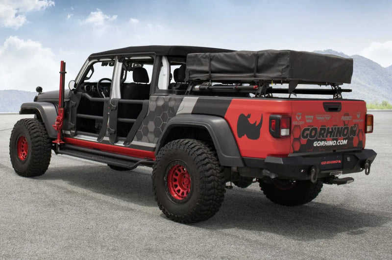 Go Rhino XRS Cross Bars Truck Bed Rail Kit for Trucks w/out Tonneau Covers