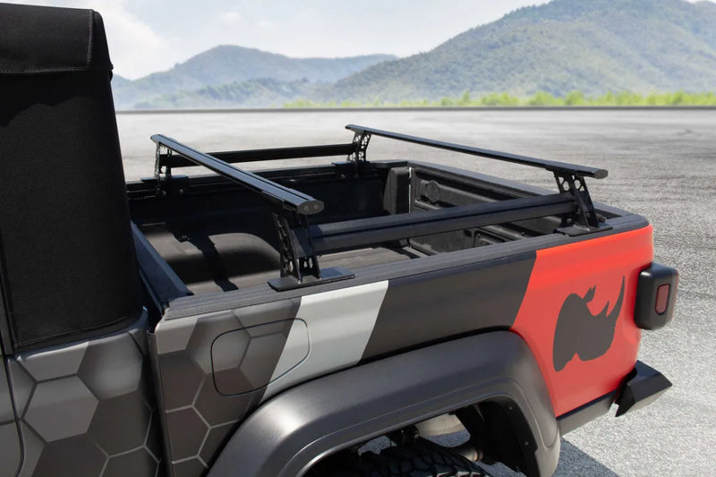 Go Rhino XRS Cross Bars Truck Bed Rail Kit for Trucks w/out Tonneau Covers