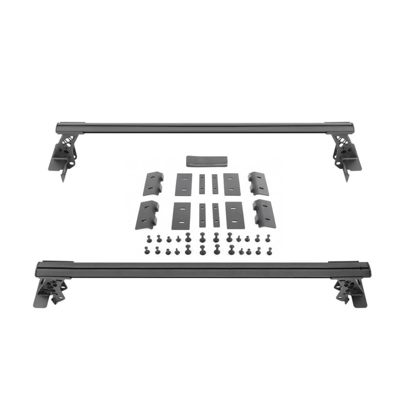 Go Rhino XRS Cross Bars Truck Bed Rail Kit for Trucks w/out Tonneau Covers